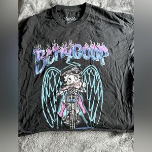 Black Betty Boop cropped tee. Purchased from TJMAXX